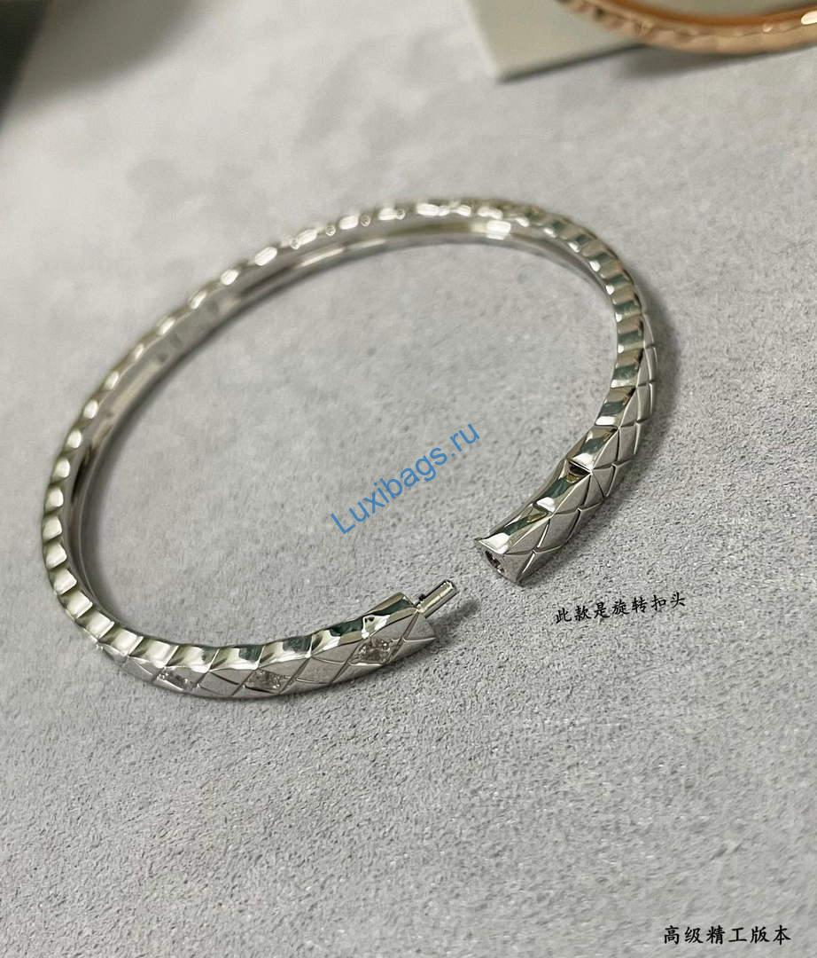 Chanel Fine Jewellery Coco Crush Bracelet J12328 White Gold diamonds | chanel fine jewellery coco crush bracelet j12328 white gold diamonds 7