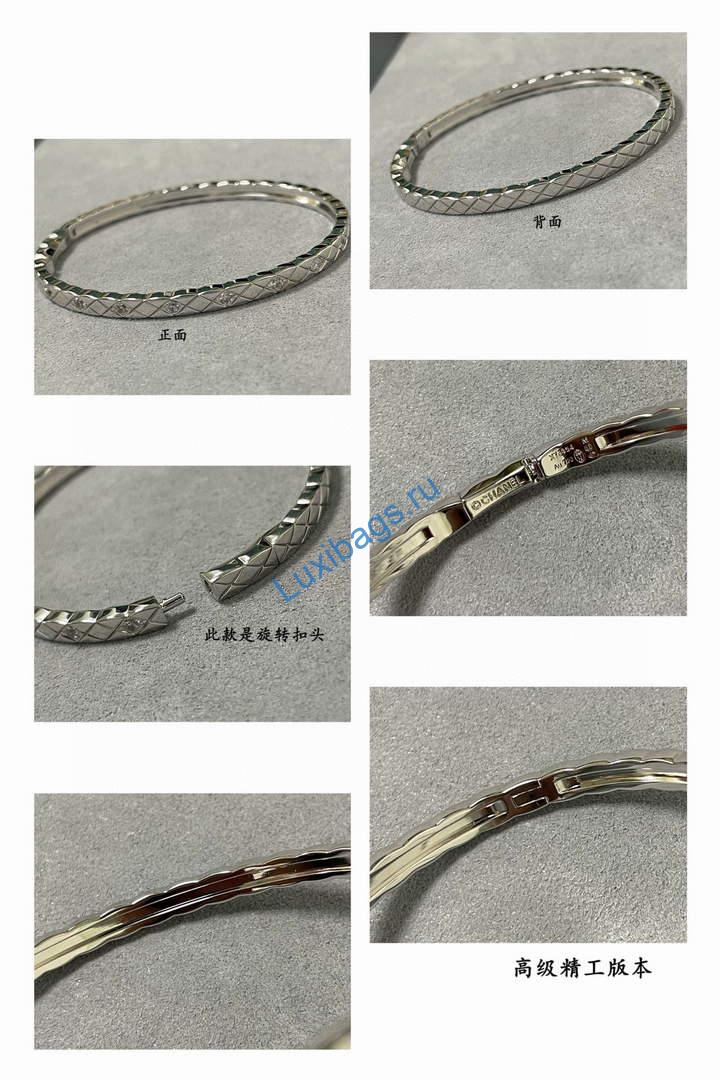 Chanel Fine Jewellery Coco Crush Bracelet J12328 White Gold diamonds | chanel fine jewellery coco crush bracelet j12328 white gold diamonds 8
