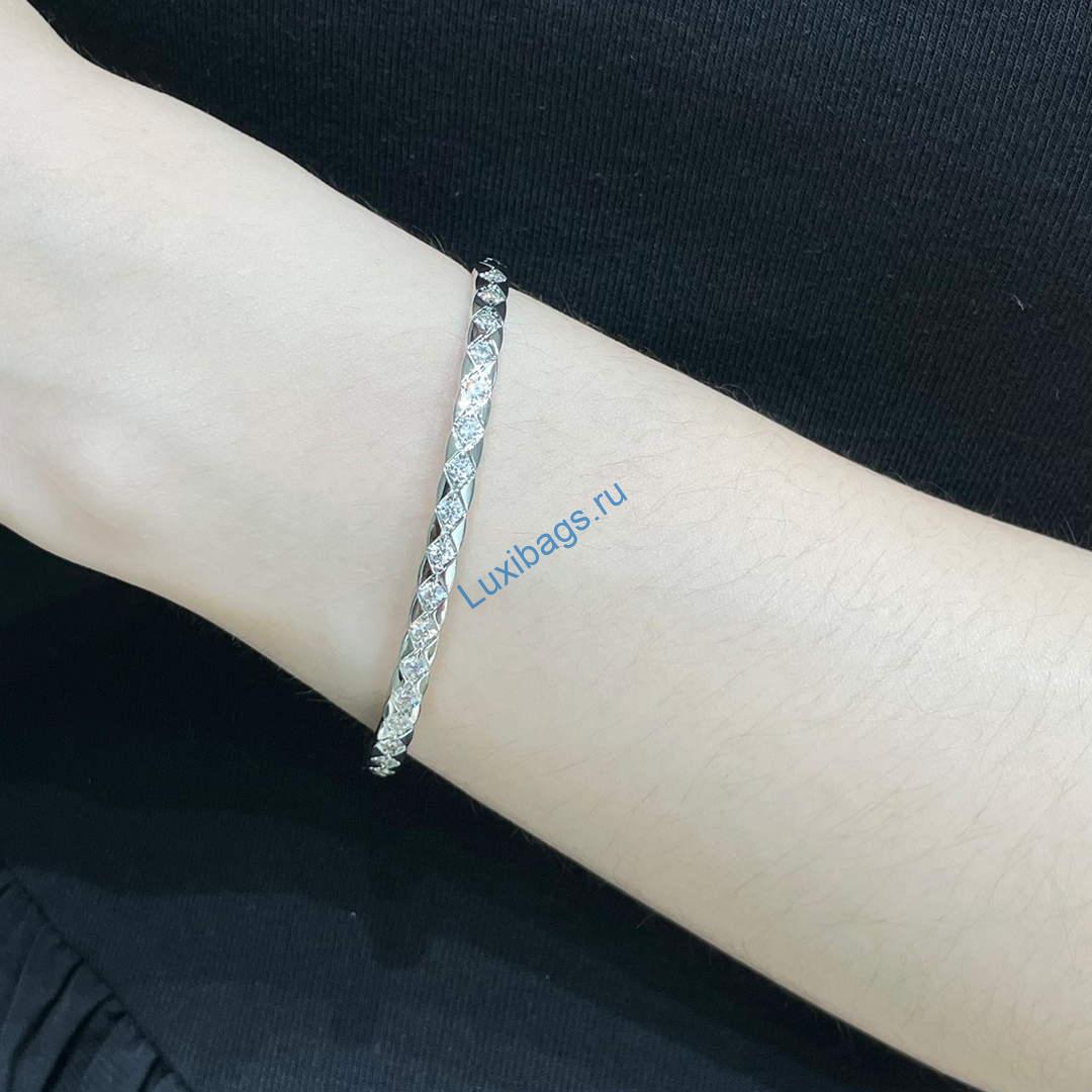 Chanel Fine Jewellery Coco Crush Bracelet J12809 White Gold diamonds | chanel fine jewellery coco crush bracelet j12809 white gold diamonds 2