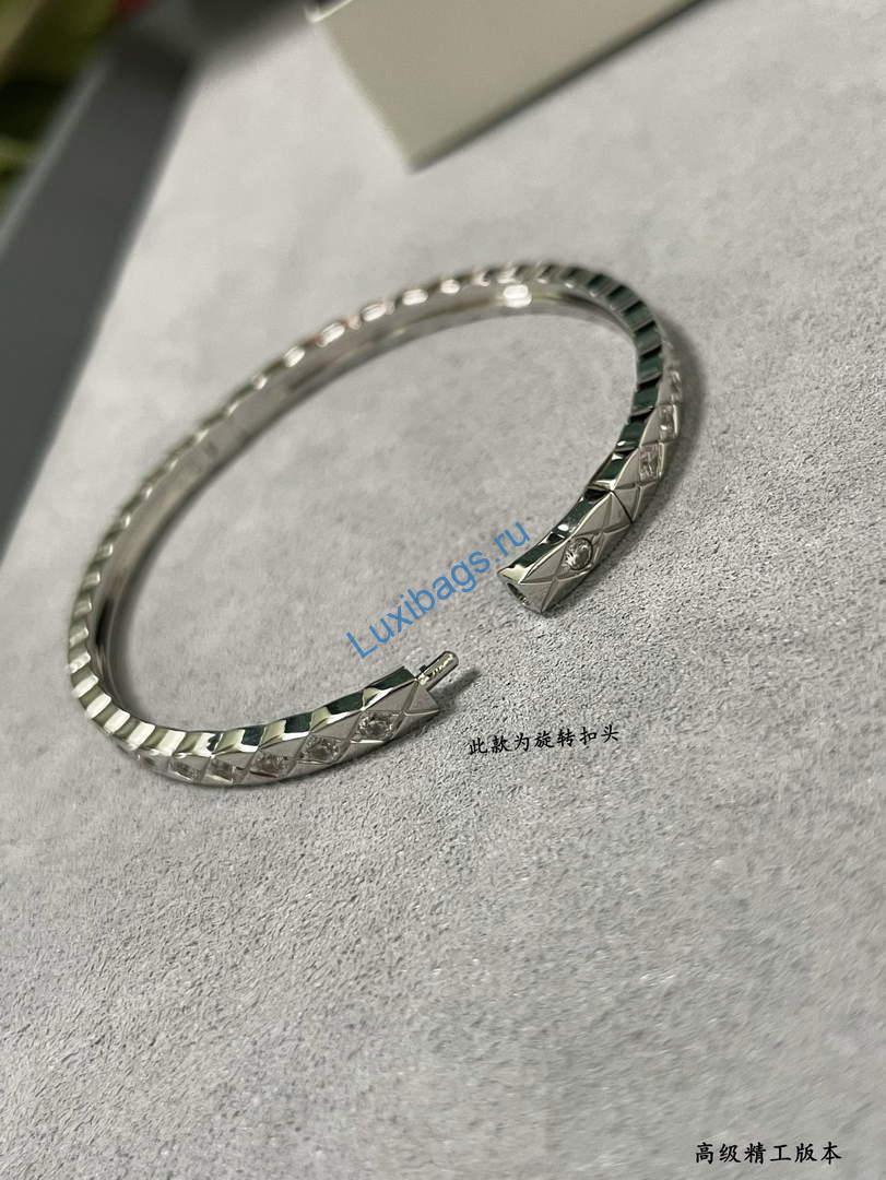 Chanel Fine Jewellery Coco Crush Bracelet J12809 White Gold diamonds | chanel fine jewellery coco crush bracelet j12809 white gold diamonds 3