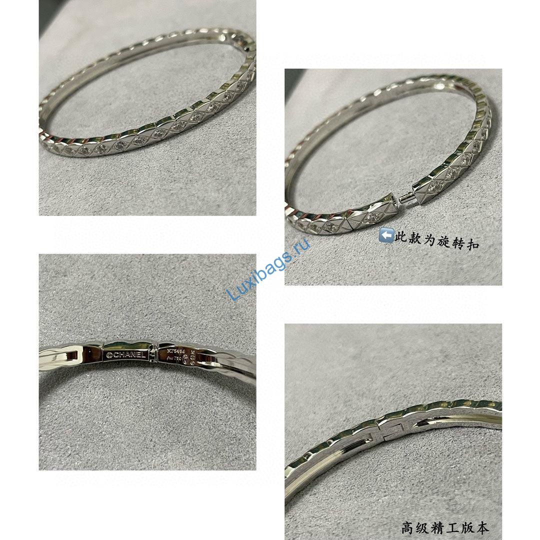 Chanel Fine Jewellery Coco Crush Bracelet J12809 White Gold diamonds | chanel fine jewellery coco crush bracelet j12809 white gold diamonds 6