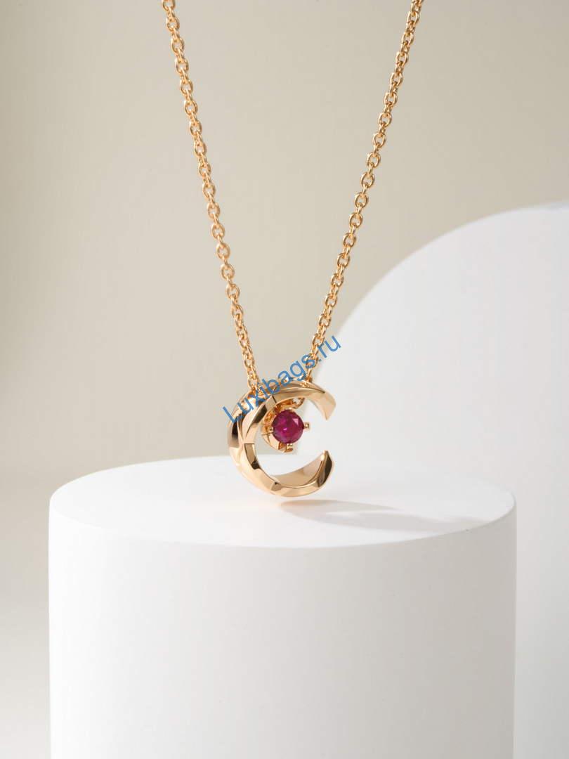 Chanel Fine Jewellery J13043 Coco Necklace Rose Gold ruby | chanel fine jewellery j13043 coco necklace rose gold ruby 4