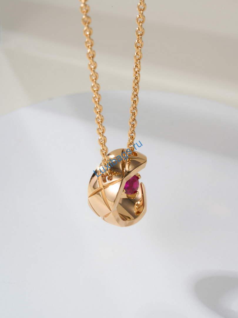 Chanel Fine Jewellery J13043 Coco Necklace Rose Gold ruby | chanel fine jewellery j13043 coco necklace rose gold ruby 6