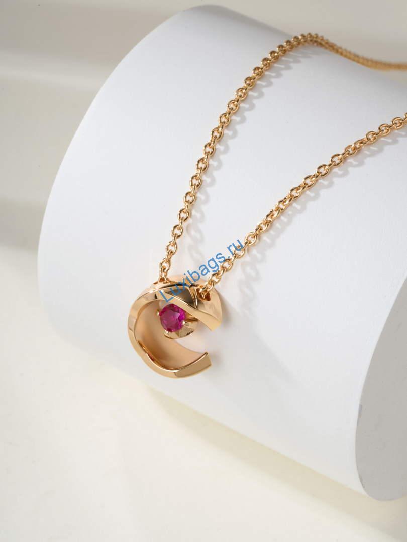 Chanel Fine Jewellery J13043 Coco Necklace Rose Gold ruby | chanel fine jewellery j13043 coco necklace rose gold ruby 8