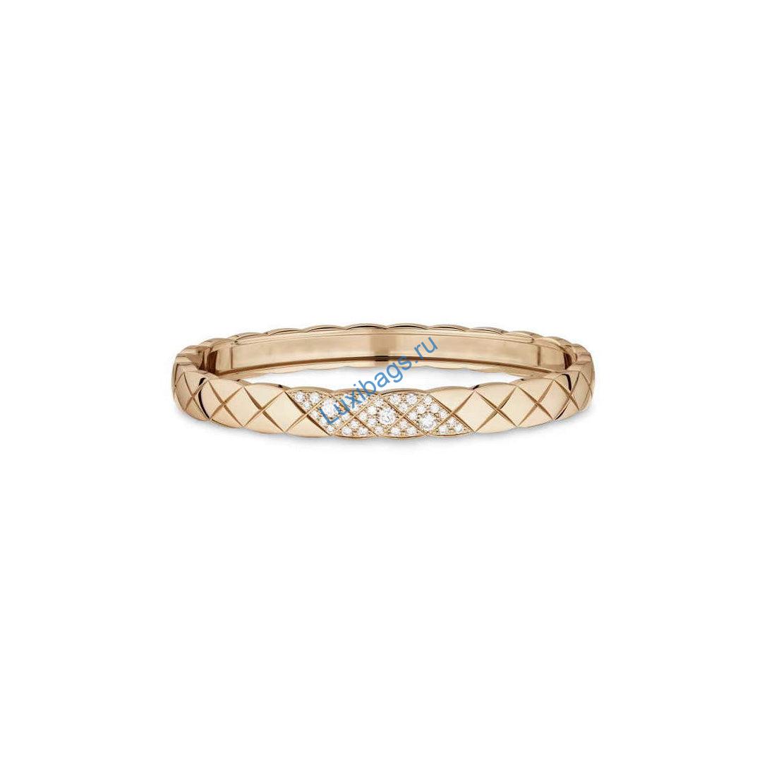 Chanel Fine Jewellery J13210 Coco Crush Bracelet Rose Gold diamonds | chanel fine jewellery j13210 coco crush bracelet rose gold diamonds 6