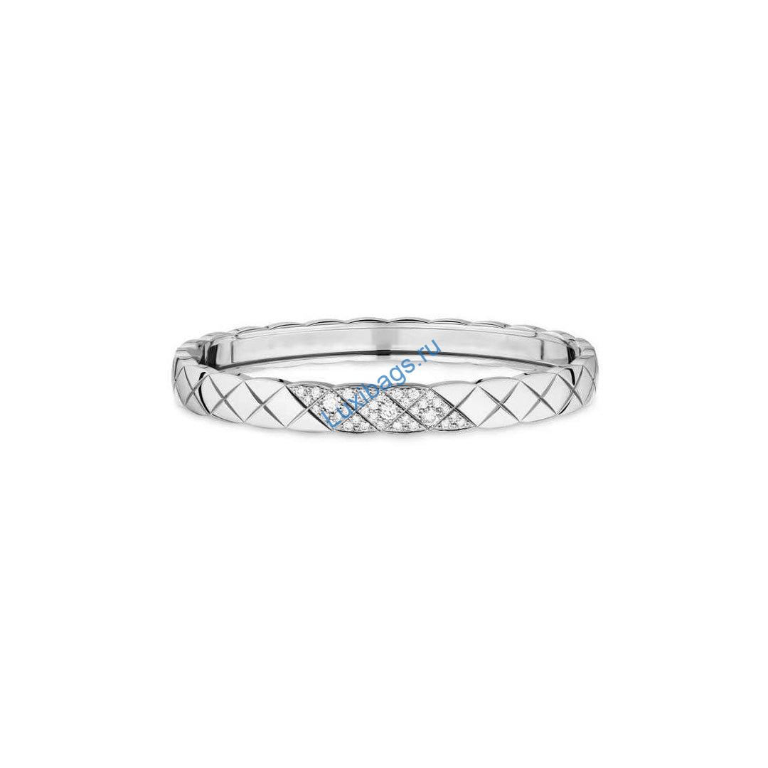 Chanel Fine Jewellery J13444 Coco Crush Bracelet White Gold diamonds | chanel fine jewellery j13444 coco crush bracelet white gold diamonds 5