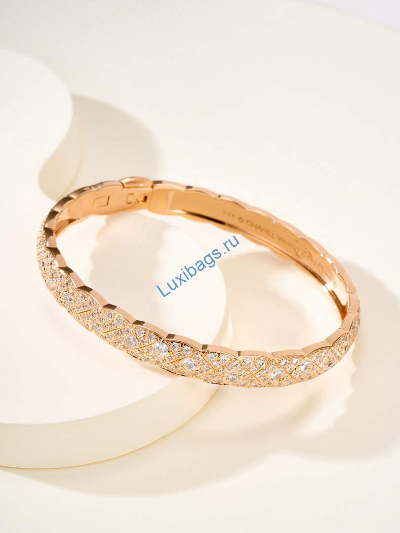 Chanel Fine Jewellery J13644-2 Coco Crush Bracelet Rose Gold diamonds | chanel fine jewellery j13644 2 coco crush bracelet rose gold diamonds 7