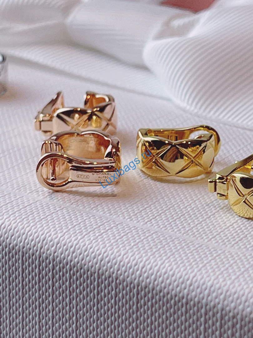 Chanel J11754 Coco Crush Earrings Rose gold | chanel j11754 coco crush earrings rose gold 6