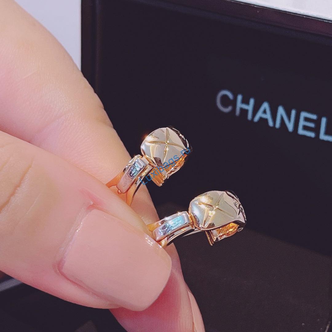 Chanel J12573 Coco Crush Earrings Rose gold Diamonds | chanel j12573 coco crush earrings rose gold diamonds 2