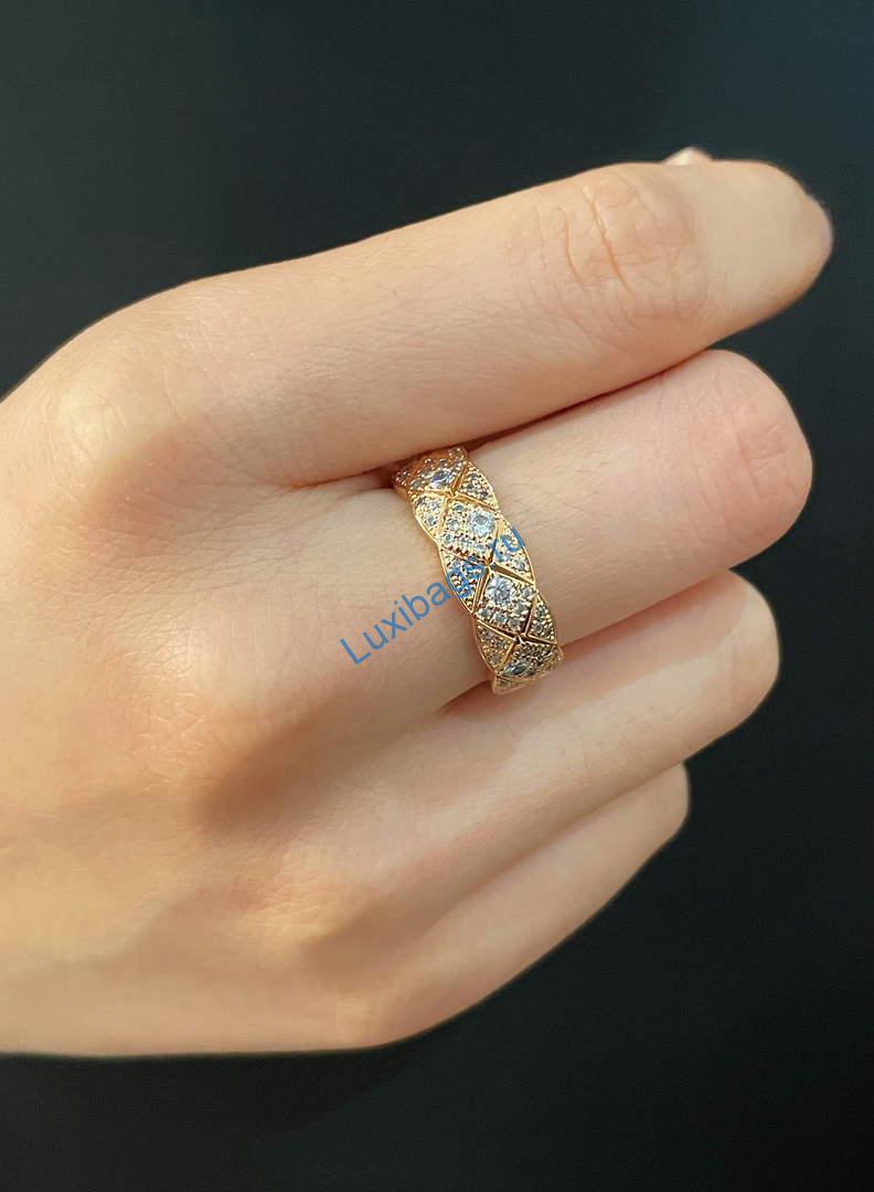 Chanel J13001 Coco Crush Ring Rose gold diamonds | chanel j13001 coco crush ring rose gold diamonds 2