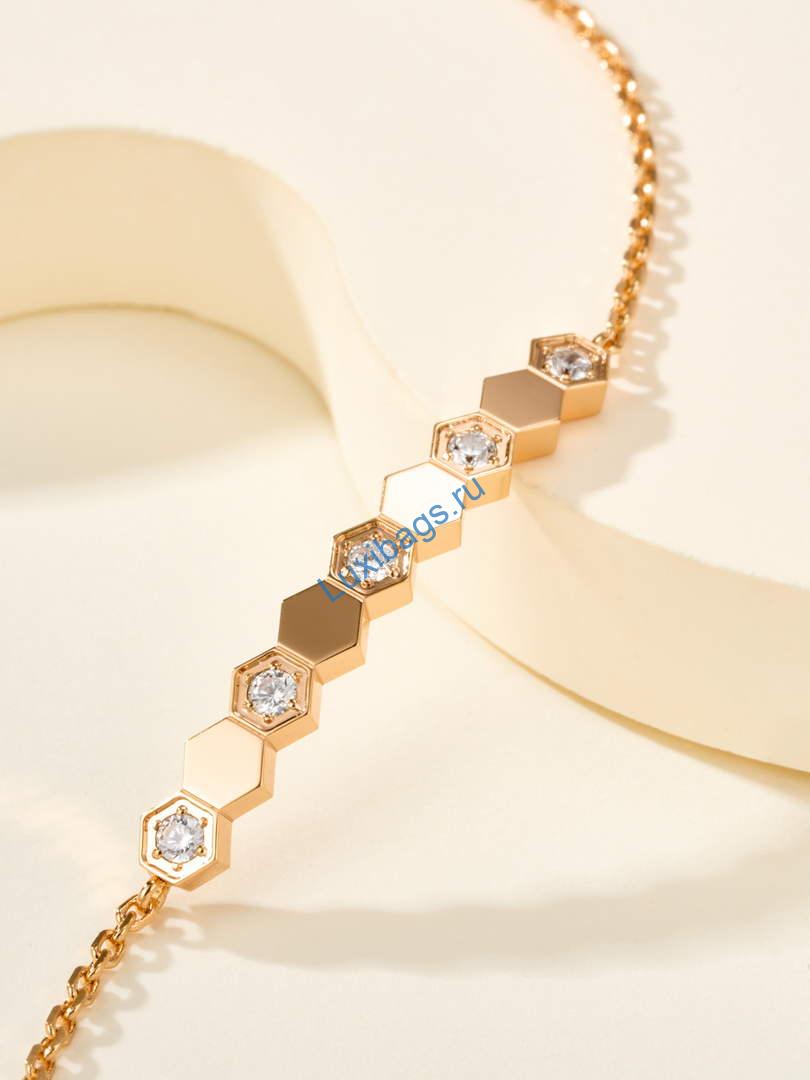 Chaumet bee de chaumet bracelet 084679 rose gold diamonds | chaumet bee de chaumet bracelet 084679 rose gold diamonds 4