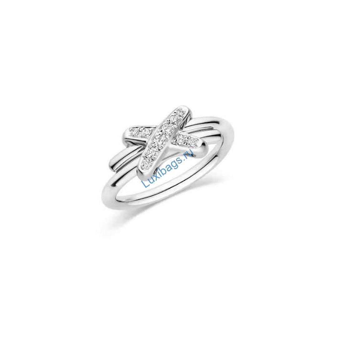 Chaumet Jeux de Liens ring  081240 white gold diamonds