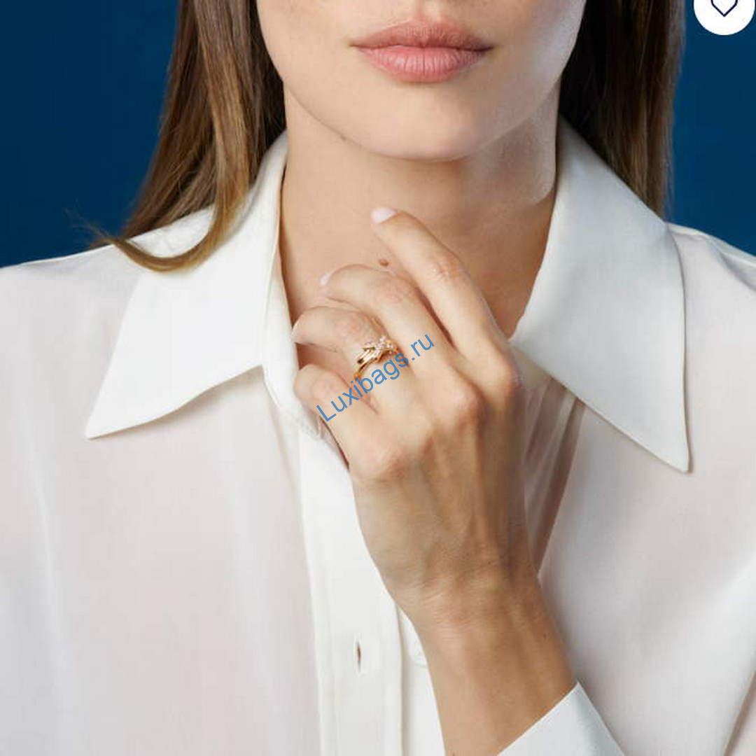 Chaumet Jeux de Liens ring 081239 rose gold diamonds | chaumet jeux de liens ring 082218 rose gold diamonds 2