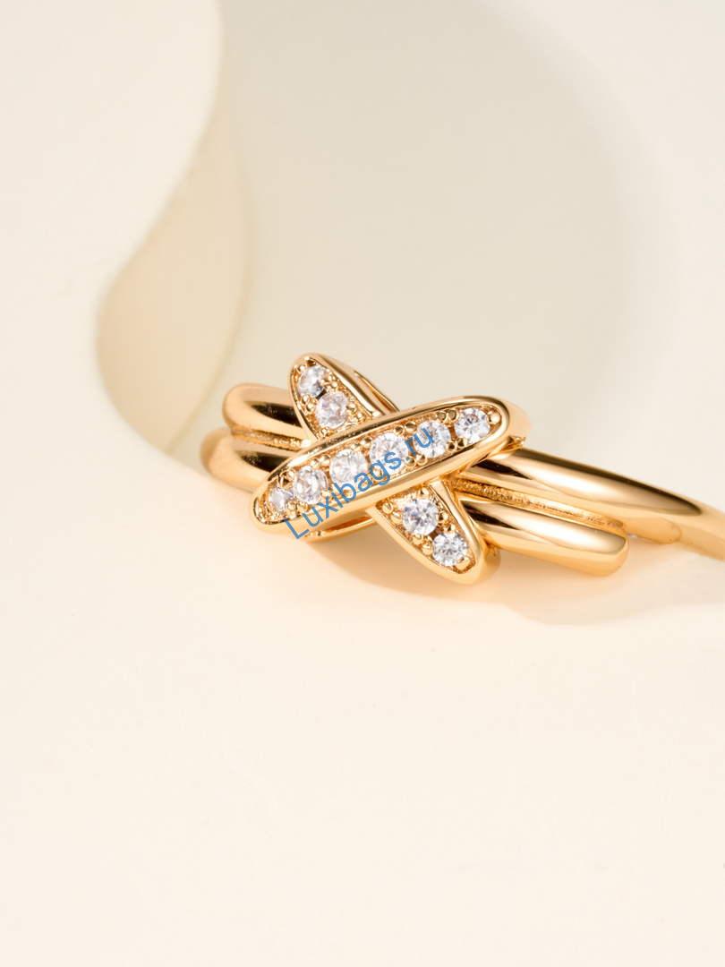 Chaumet Jeux de Liens ring 081239 rose gold diamonds | chaumet jeux de liens ring 082218 rose gold diamonds 4