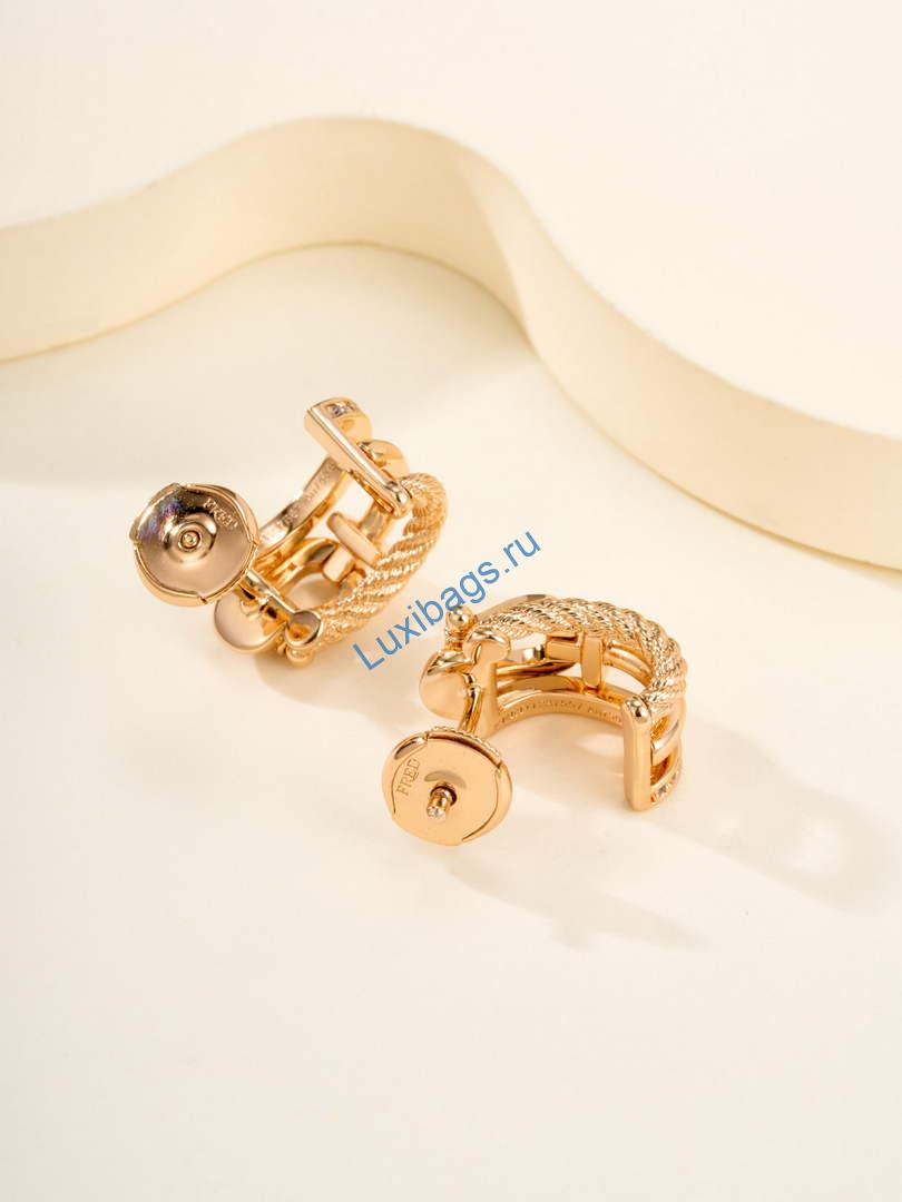 Fred Force 10 Rise earrings 8B0341 Small model Rose gold 2511121 | fred force 10 rise earrings 8b0341 small model rose gold 2511121 6
