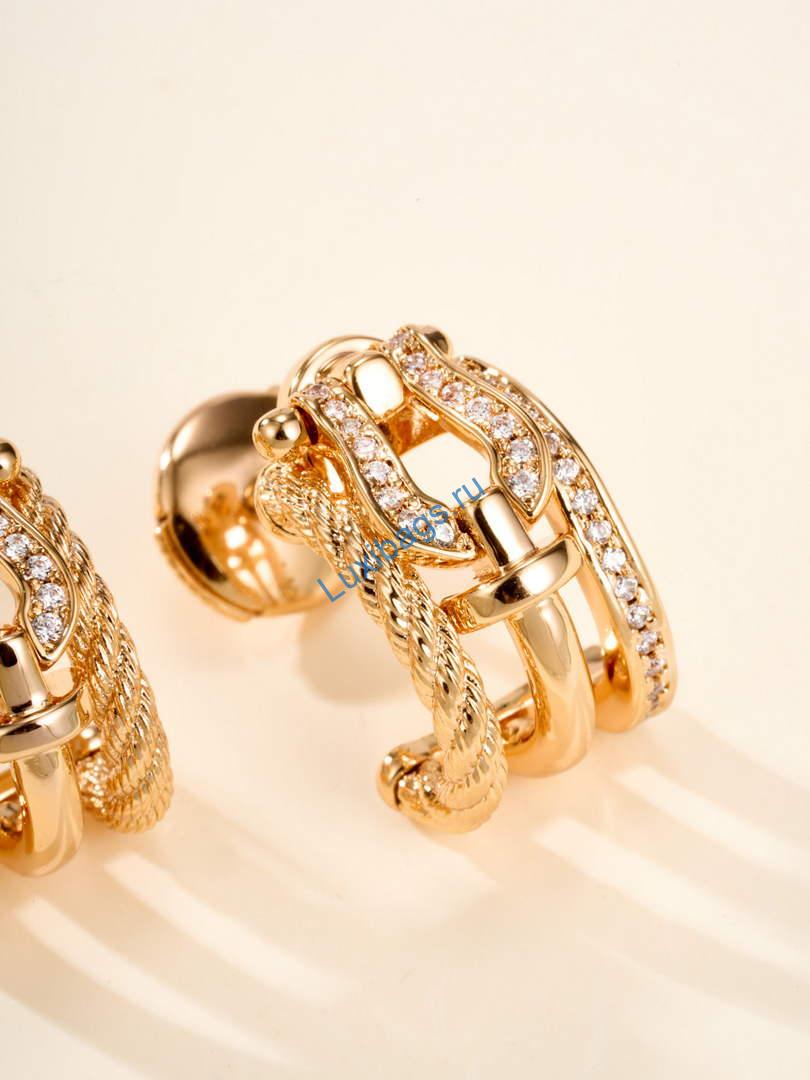 Fred Force 10 Rise earrings 8B0341 Small model Rose gold 2511121 | fred force 10 rise earrings 8b0341 small model rose gold 2511121 7
