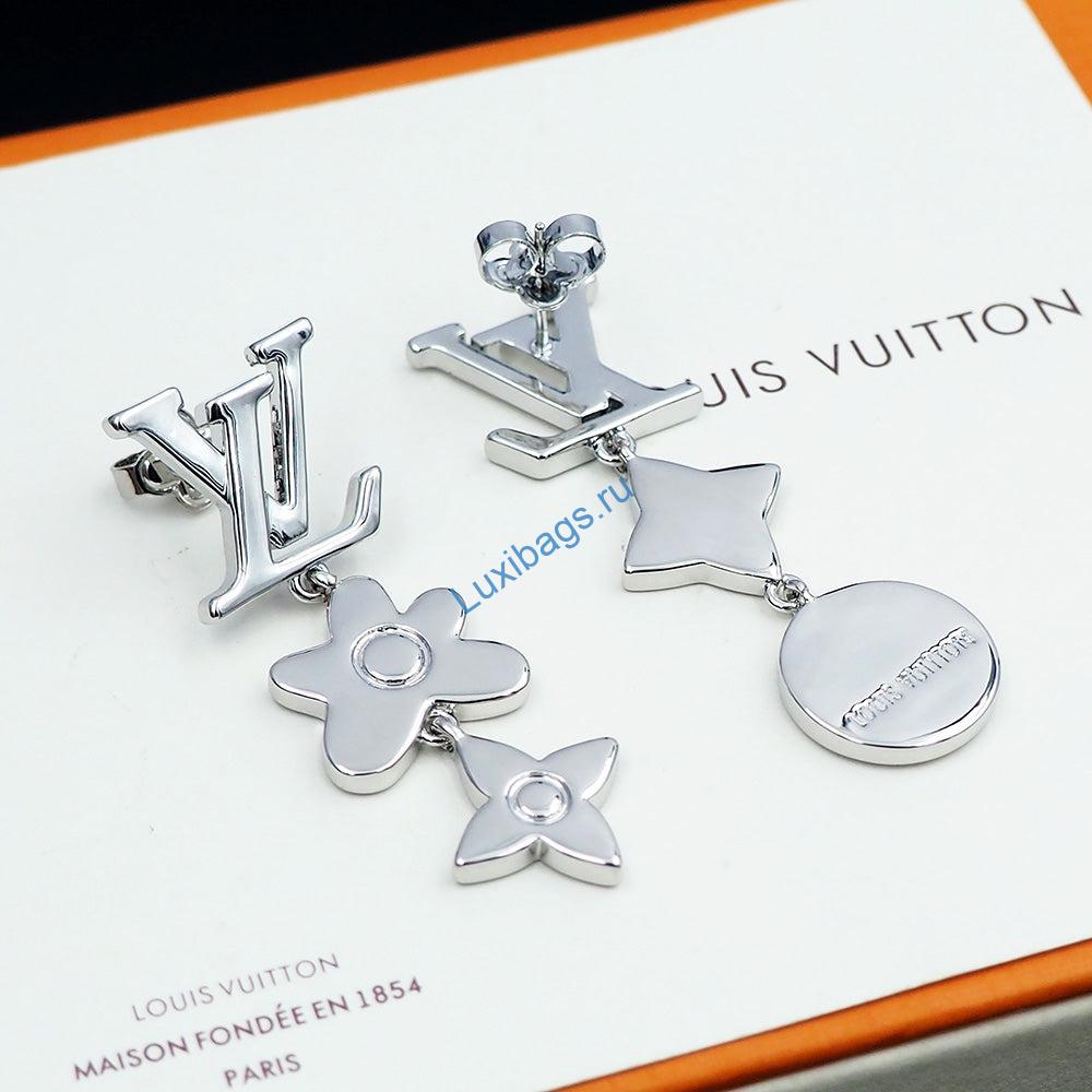 Louis Vuitton E1596L Monogram Craggy Earrings Silver | louis vuitton e1596l monogram craggy earrings silver 3