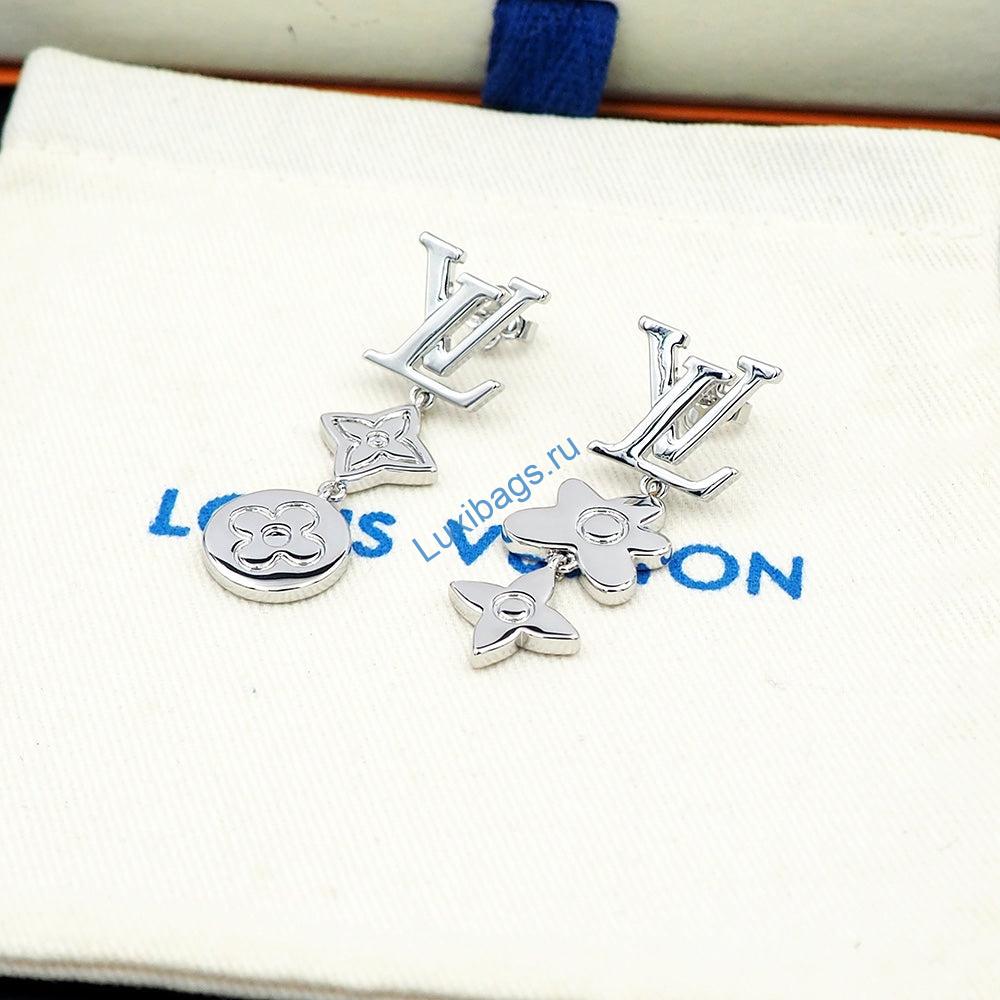 Louis Vuitton E1596L Monogram Craggy Earrings Silver | louis vuitton e1596l monogram craggy earrings silver 4
