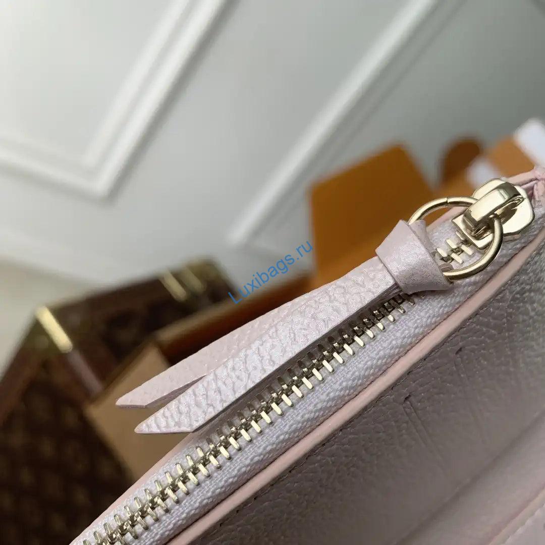 Louis Vuitton LV M26522 Victorine Wallet Pearl powder Monogram Empreinte | louis vuitton lv m26522 victorine wallet pearl powder 06