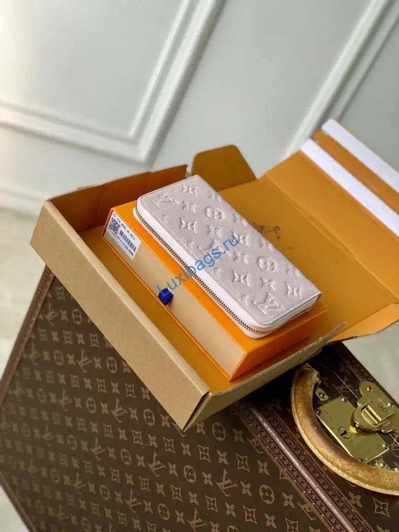 Louis Vuitton LV M27122 Victorine Long Wallet Pearl powder Monogram Empreinte | louis vuitton lv m27122 victorine long wallet pearl powder monogram empreinte 3