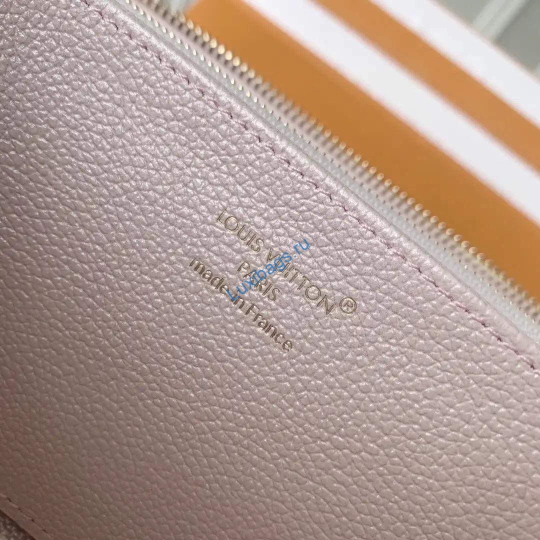 Louis Vuitton LV M27122 Victorine Long Wallet Pearl powder Monogram Empreinte | louis vuitton lv m27122 victorine long wallet pearl powder monogram empreinte 8