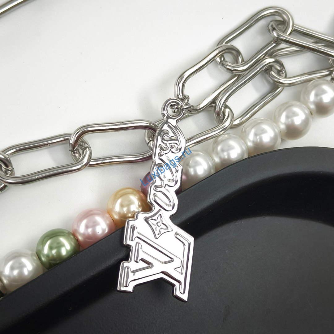 Louis Vuitton M02293 Pearls Chain Belt and Bag Charm | louis vuitton m02293 pearls chain belt and bag charm 6