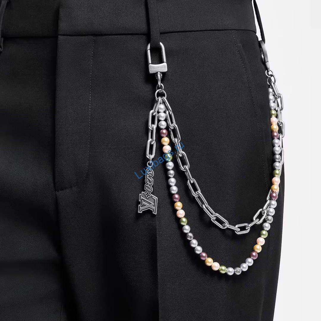 Louis Vuitton M02293 Pearls Chain Belt and Bag Charm | louis vuitton m02293 pearls chain belt and bag charm 9