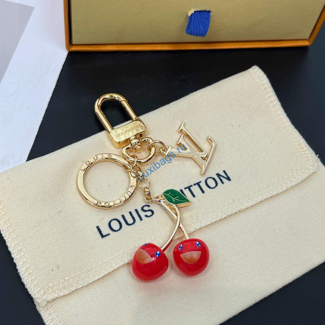 Louis Vuitton M02476A LV x TM Cerise Bag Charm Keychain | louis vuitton m02476a lv x tm cerise bag charm keychain 2