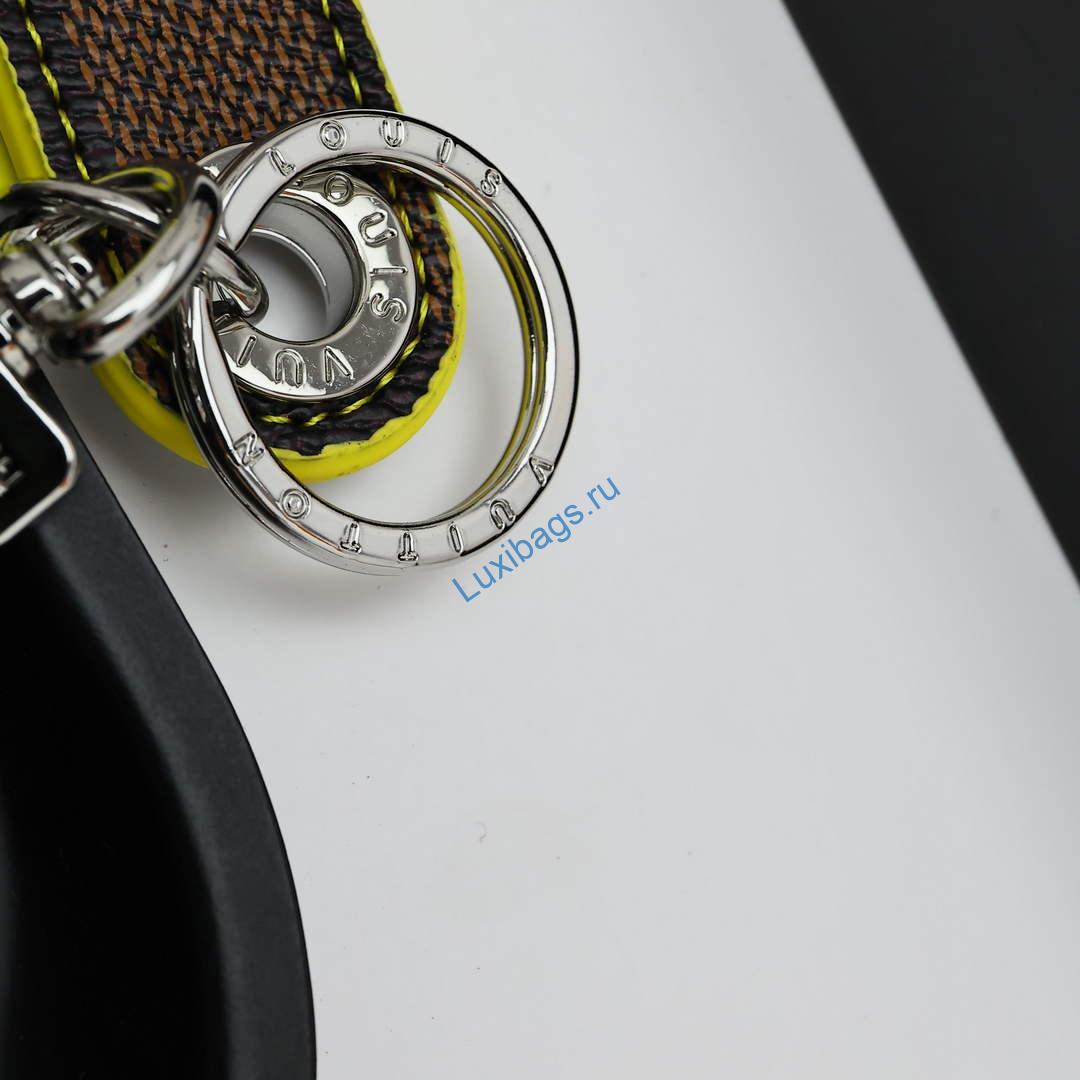 Louis Vuitton M02558 Dragonne Tab Key Holder and Bag Charm yellow | louis vuitton m02558 dragonne tab key holder and bag charm yellow 7
