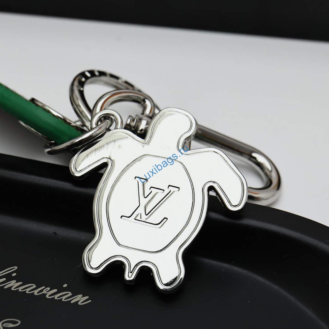 Louis Vuitton M02564 Dragonne Tab Key Holder and Bag Charm green | louis vuitton m02564 dragonne tab key holder and bag charm green 7