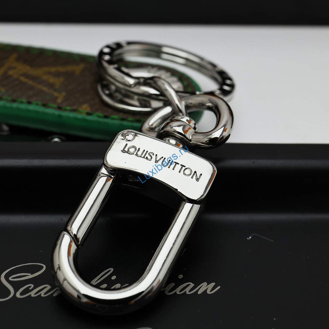 Louis Vuitton M02564 Dragonne Tab Key Holder and Bag Charm green | louis vuitton m02564 dragonne tab key holder and bag charm green 9