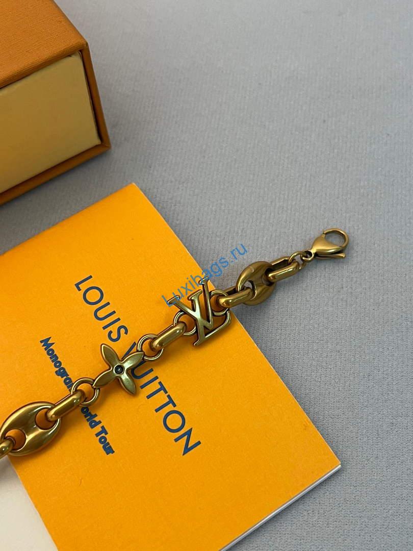 Louis Vuitton M02746 LV Sailor Bracelet Gold | louis vuitton m02746 lv sailor bracelet gold 3