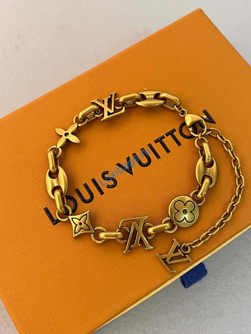 Louis Vuitton M02746 LV Sailor Bracelet Gold | louis vuitton m02746 lv sailor bracelet gold 6