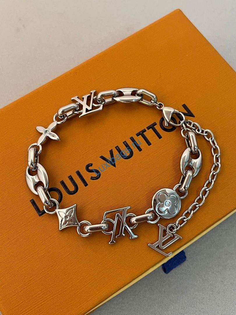 Louis Vuitton M02746 LV Sailor Bracelet Silver | louis vuitton m02746 lv sailor bracelet silver 2
