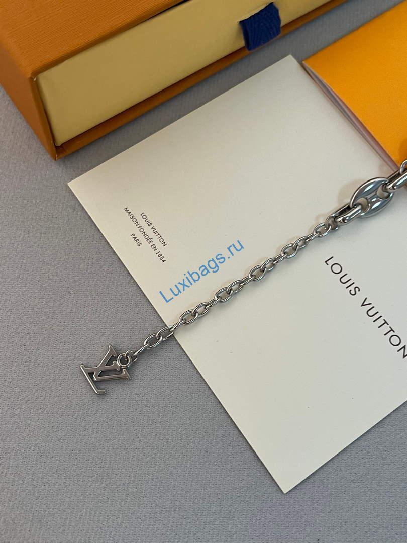 Louis Vuitton M02746 LV Sailor Bracelet Silver | louis vuitton m02746 lv sailor bracelet silver 3