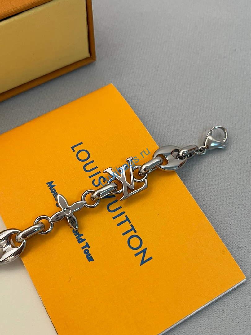 Louis Vuitton M02746 LV Sailor Bracelet Silver | louis vuitton m02746 lv sailor bracelet silver 4