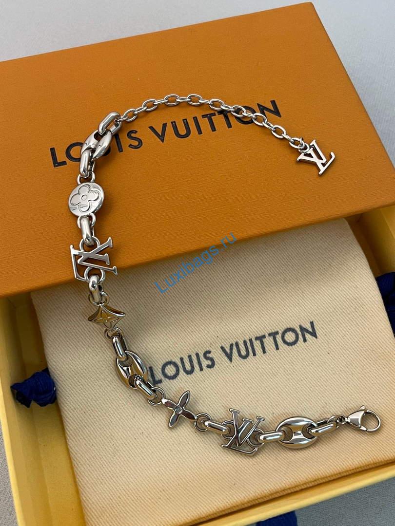 Louis Vuitton M02746 LV Sailor Bracelet Silver | louis vuitton m02746 lv sailor bracelet silver 5