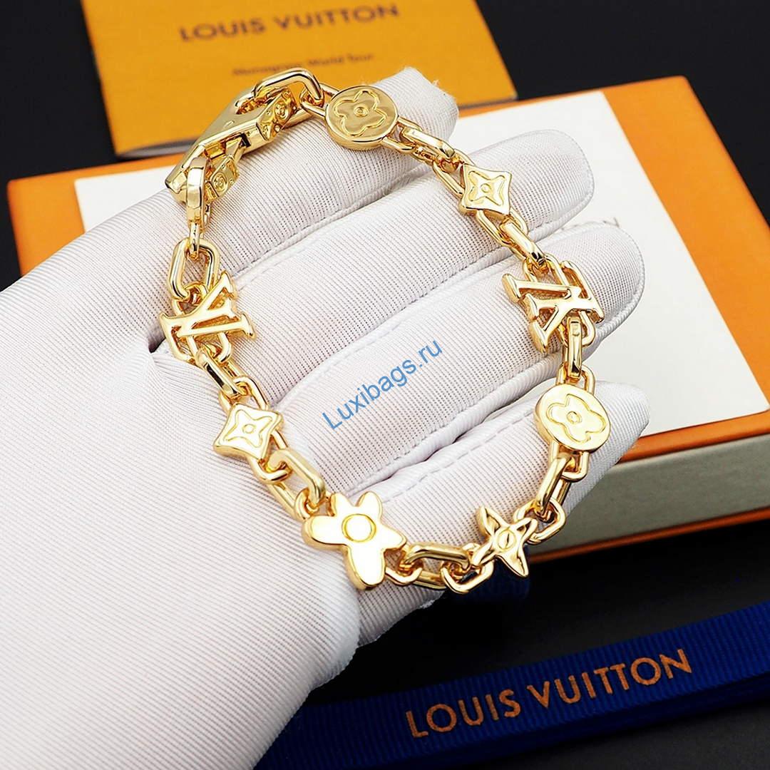 Louis Vuitton M1596L Monogram Craggy Bracelet gold | louis vuitton m1596l monogram craggy bracelet gold 3