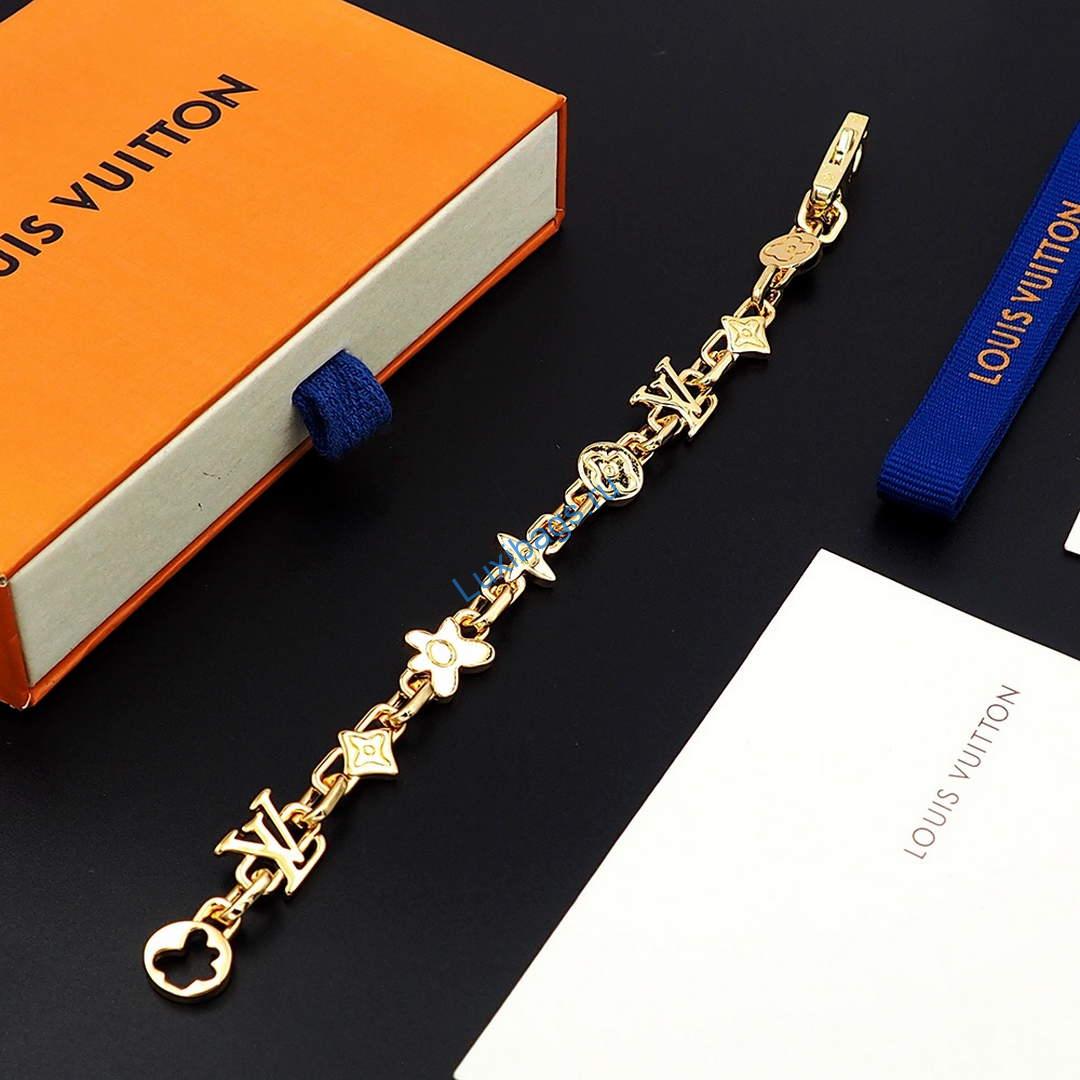 Louis Vuitton M1596L Monogram Craggy Bracelet gold | louis vuitton m1596l monogram craggy bracelet gold 4