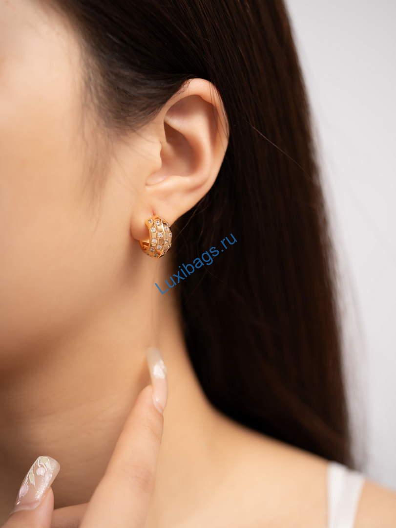 Louis Vuitton Q16521 le damier de louis vuitton earrings rose gold and diamonds | louis vuitton q16521 le damier de louis vuitton earrings rose gold and diamonds 9