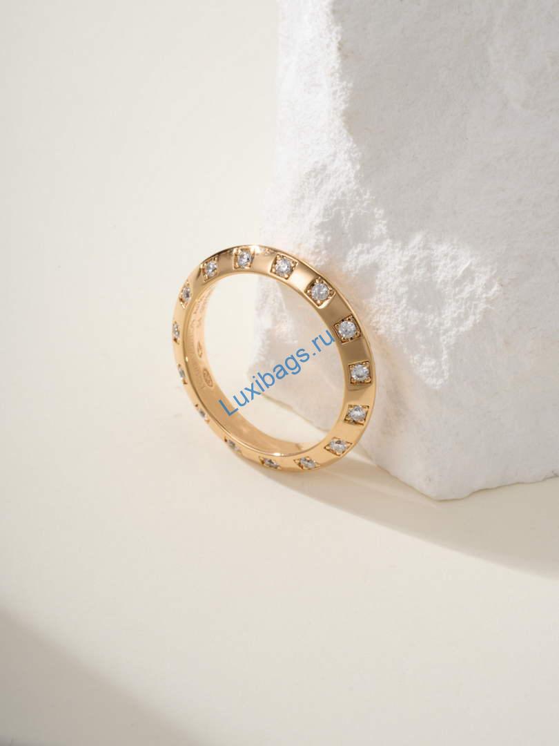 Louis Vuitton Q9Y54A Le Damier de Louis Vuitton Small Ring Pink Gold and Diamonds | louis vuitton q9y54a le damier de louis vuitton small ring pink gold and diamonds 1 8