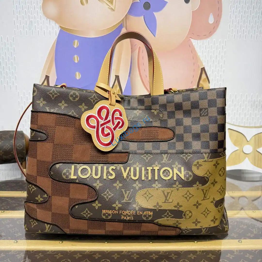 Louis Vuitton Shopper Tote MM Bag LV M15274 Other Monogram Canvas