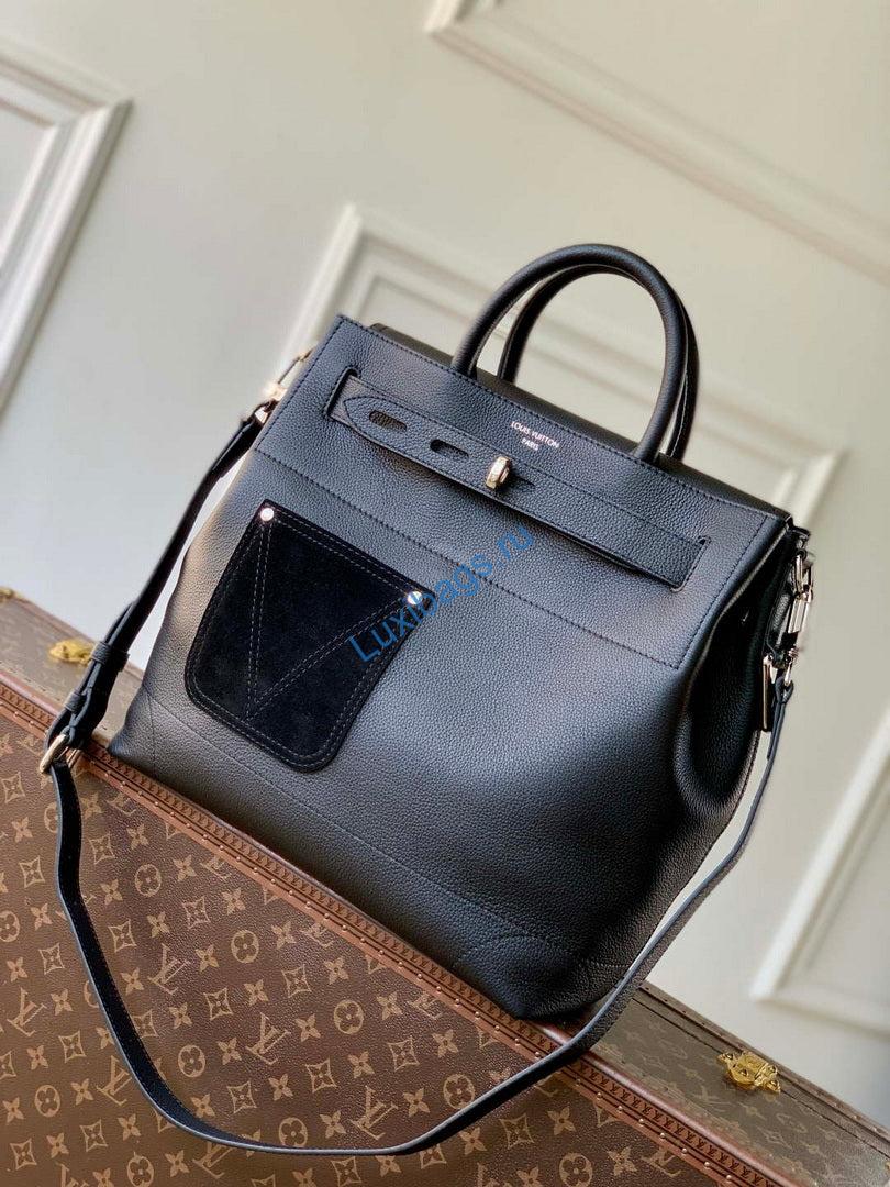 LV M27061 Louis Vuitton Steamer 30 Cross-body Bag Black | lv m27061 louis vuitton steamer 30 cross body bag black 10