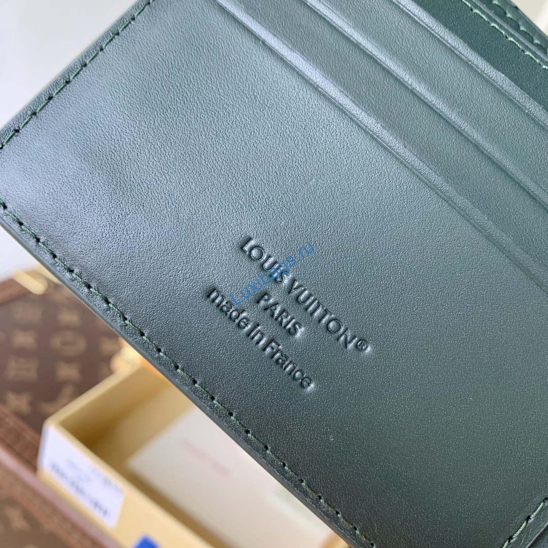 LV M27150 Louis Vuitton Multiple Wallet Forest Green | lv m27150 louis vuitton multiple wallet forest green 8
