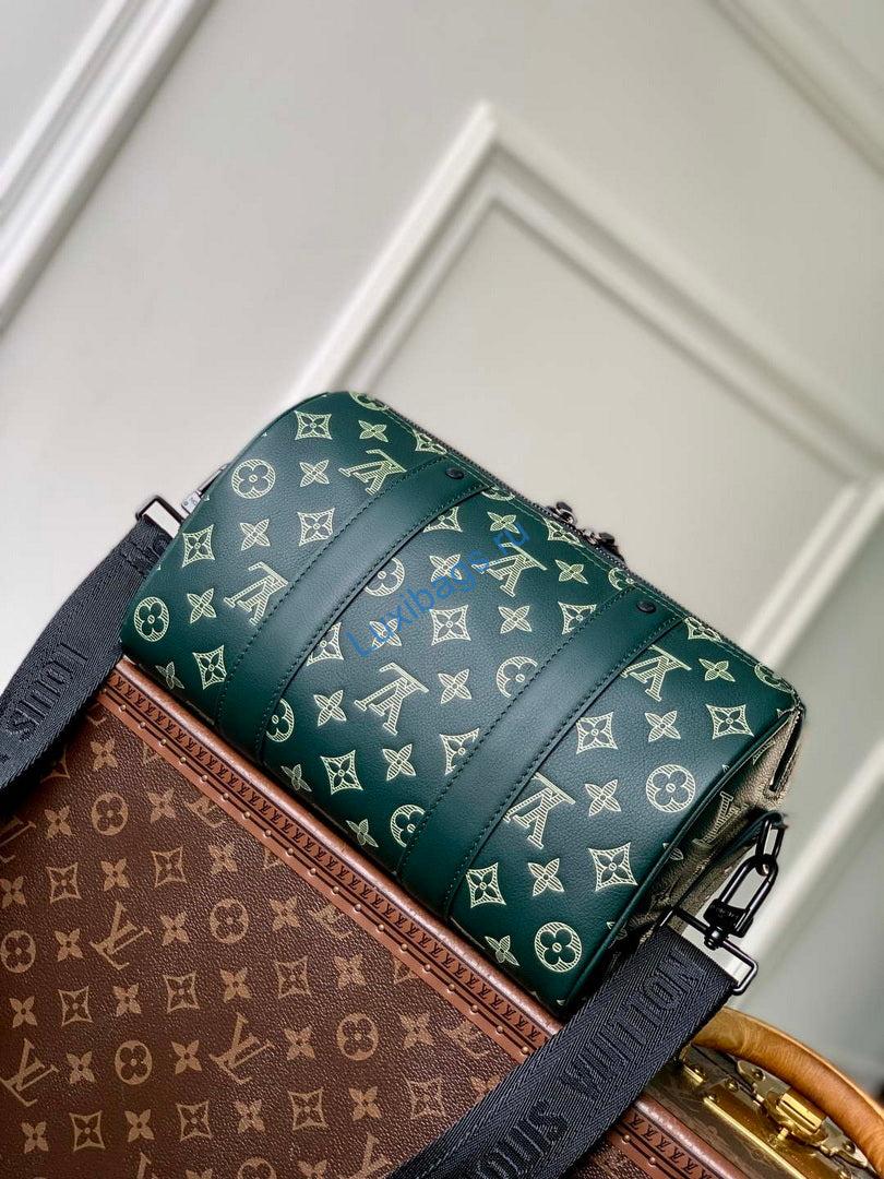 lv m27184 louis vuitton city keepall bag forest green 2 LV M27184 Louis Vuitton City Keepall Bag Forest Green | lv m27184 louis vuitton city keepall bag forest green 3