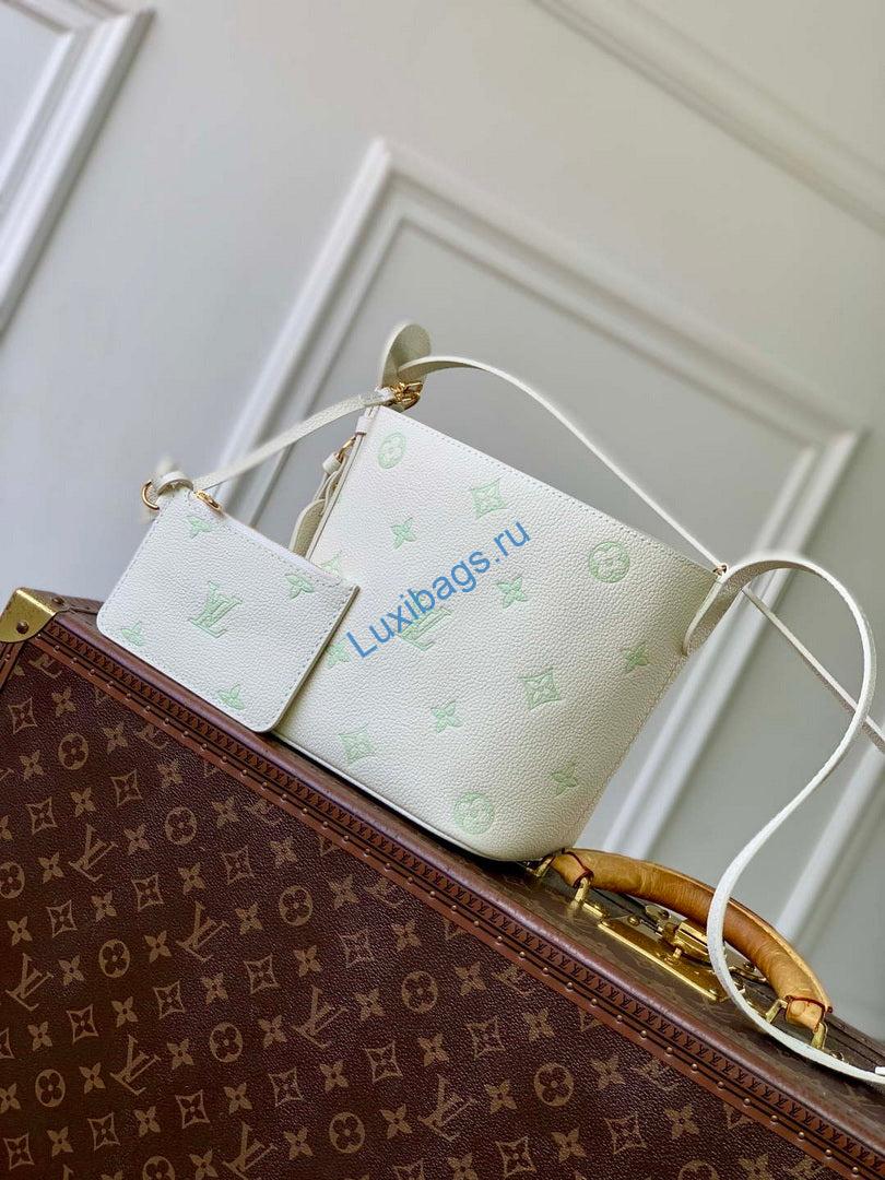 LV M27570 Louis Vuitton All In BB Bag Milky White/Green