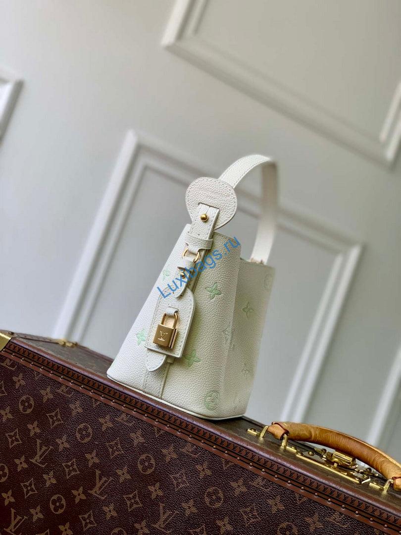 lv m27570 louis vuitton all in bb bag milky white/green 1 LV M27570 Louis Vuitton All In BB Bag Milky White/Green | lv m27570 louis vuitton all in bb bag milky white green 2