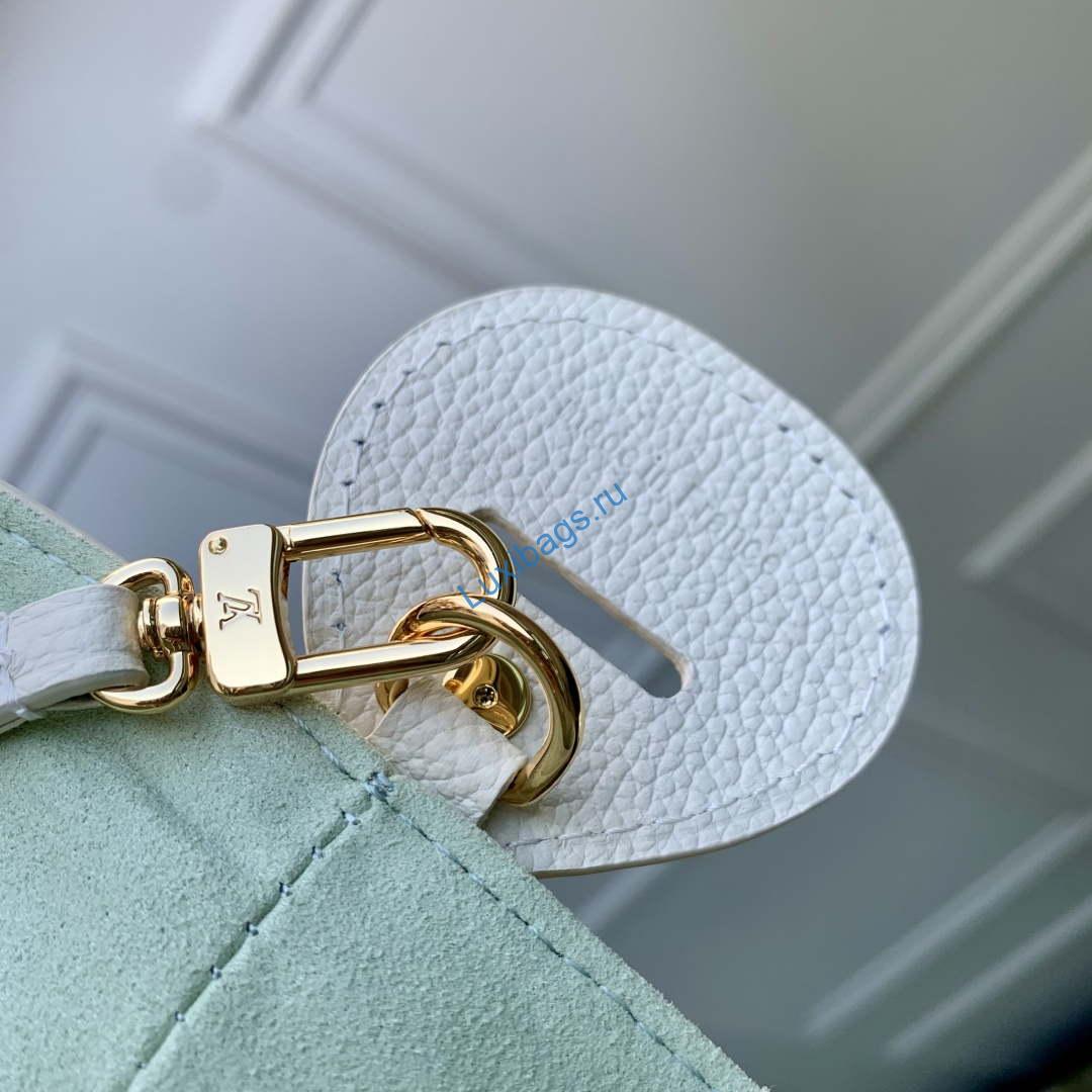 lv m27570 louis vuitton all in bb bag milky white/green 7 LV M27570 Louis Vuitton All In BB Bag Milky White/Green | lv m27570 louis vuitton all in bb bag milky white green 8