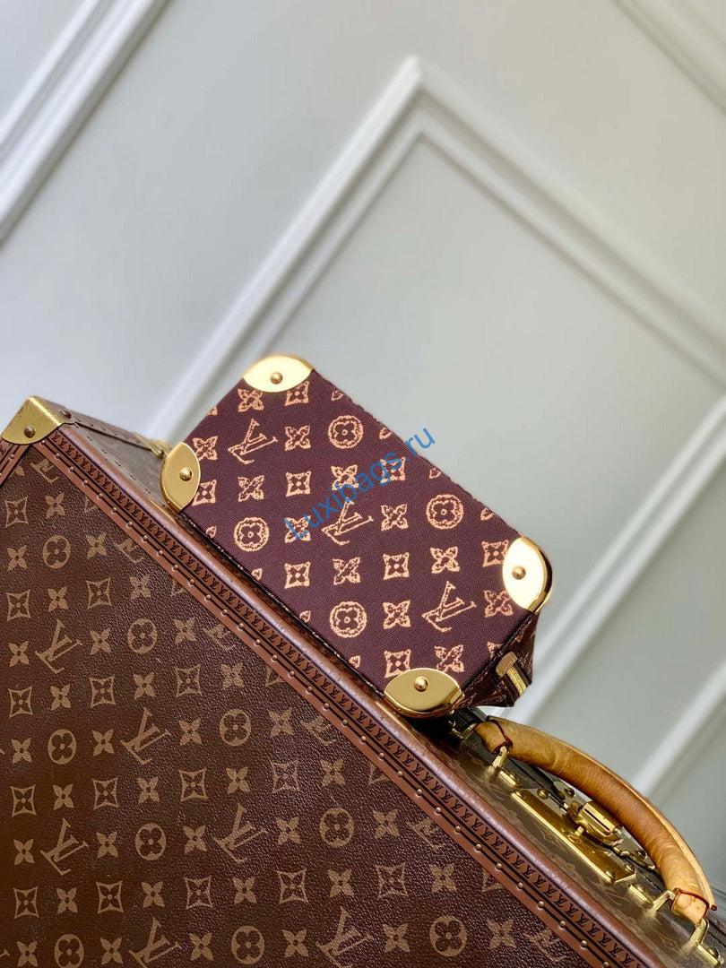 LV M28105 Louis Vuitton Alma Trunk BB Bag Brown | lv m28105 louis vuitton alma trunk bb bag brown 4