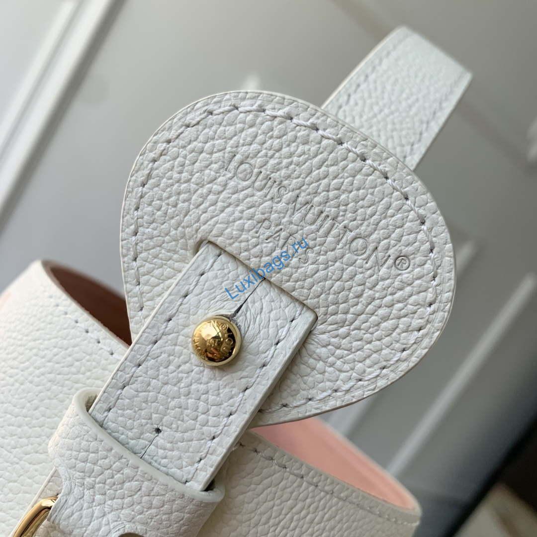 LV M28315 Louis Vuitton All In BB Bag Milky White/Peach | lv m28315 louis vuitton all in bb bag milky white peach 5